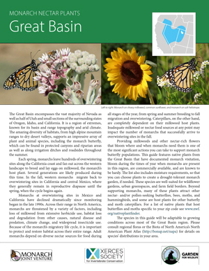 Nectar and Milkweed Guides | Western Monarch Milkweed Mapper