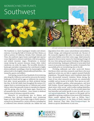 Nectar and Milkweed Guides | Western Monarch Milkweed Mapper